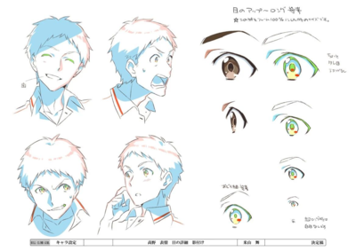 動漫新手必收藏！超適合臨摹的動畫角色設定稿，速來圍觀